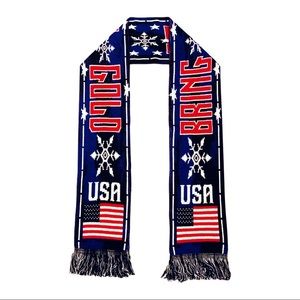 USA 2022 Winter Olympics Fans Favorite Scarf - Bring Home Gold